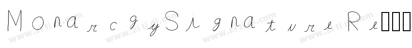 MonarchySignature Re字体转换
